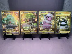 Pokemon TCG Gold Secret Rare 4 Card Full Art Holo Rare Lot - NM - Image 1