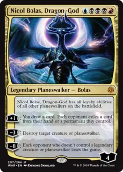 1x Nicol Bolas, Dragon-God Light Play MTG Magic - Kid Icarus - - Image 1