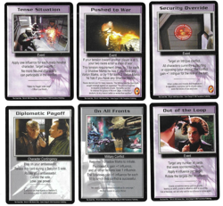 Babylon 5 The Great War CCG 1998 Lot of 34 cards! EX/NMT condition! - Image 1