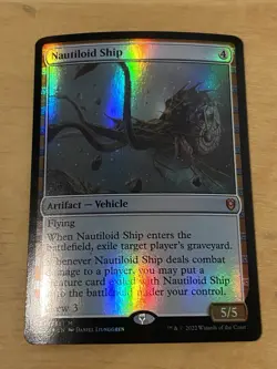 Nautiloid Ship FOIL - Commander Legends: Battle for Baldur's Gate - NM - Image 1