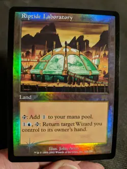 1x Riptide Laboratory FOIL Onslaught NM Land Rare x1 - Image 1