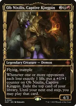 Ob Nixilis, Captive Kingpin - Showcase MAT NM MTG - Image 1
