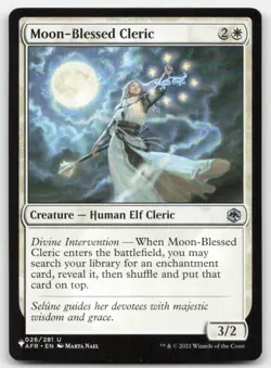 Moon-Blessed Cleric 26 PLST The List Reprints Magic MTG NM - Image 1