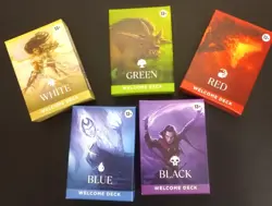 MAGIC THE GATHERING MTC 2024 WELCOME DECK SET OF 5 FREE SHIPPING - Image 1