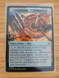 MTG Map Token 0007 Outlaws of Thunder Junction M/NM - Image 1
