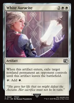 2x White Auracite - Foil FIN NM MTG - Image 1
