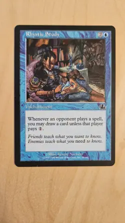 MTG Rhystic Study (Prophecy) LP - Image 1