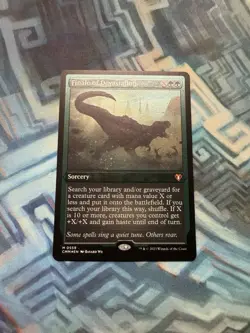MTG Foil Etched Finale of Devastation NM Unplayed Commander Masters - Image 1