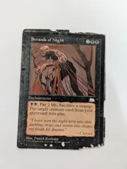 MTG Magic The Gathering Scorched Ruins Weatherlight WATER DAMAGED - Image 2