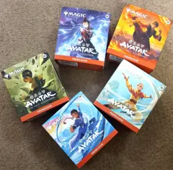 MAGIC THE GATHERING AVATAR THE LAST AIRBENDER PRERELEASE KIT 5 PACK SET LIVE - Image 1
