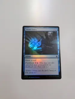 MTG - Think Twice (Foil) - Foundations NM/M Condition - Image 1