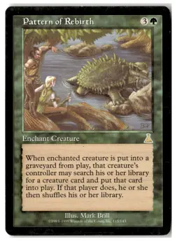 MTG Pattern of Rebirth - Urza's Destiny Moderately Played English - Image 1