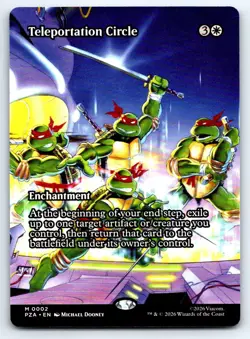 MTG Teleportation Circle (Borderless) M Teenage Mutant Ninja Turtles Source Mate - Image 1
