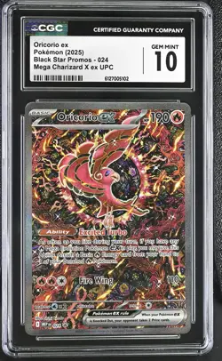 Oricorio ex 2025 Pokemon Black Star Promos CGC 10 #024 - Image 1