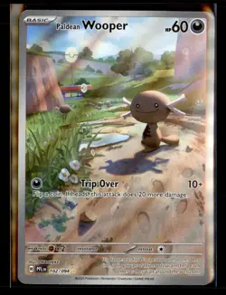 Pokemon TCG ME Phantasmal Flames Paldean Wooper Illustration Rare Holo 102/094 - Image 1
