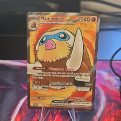 Pokemon TCG Mamoswine ex 174/162 Ultra Rare Full Art Holo 340 HP English - Image 1