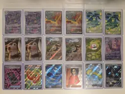 POKEMON CARD LOT (18 Cards) Plus 5 Poke' Pad Cards - Image 1