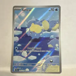The Pokemon Company Spheal 199/191 SV08 Surging Sparks IR Full Art Holo 70HP - Image 1
