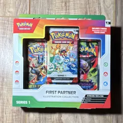 Pokemon First Partner Illustration Collection Series 1 Promo Box English - Image 1