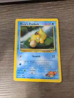 Pokemon TCG Misty's Psyduck Gym Challenge 1st Edition 54/132 Uncommon LP - Image 1