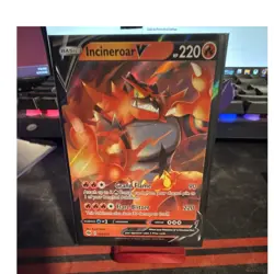 Pokemon Incineroar V Champions Path Ultra Rare Holo Basic 08/73 HP 220 EN - Image 1