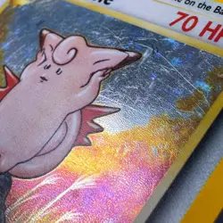 MP+ Unlimited Holo Clefable 1/64 Jungle Pokemon Mitsuhiro Arita WotC Vintage - Image 5