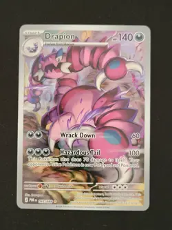 Pokemon TCG Drapion Perfect Order 097/088 Illustration Rare Holo Stage 1 140 HP - Image 1