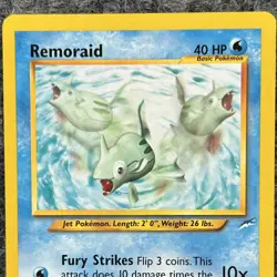 Pokemon Neo Destiny Remoraid 80/105 Common NM - Image 3