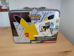 1x Pokemon Celebrations 25th Anniversary Collectors Chest Tin Sealed 2021 New - Image 1