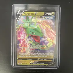 Rayquaza V SWSH147 Black Star Promo Ultra Rare Pokemon TCG NM/MINT - Image 1