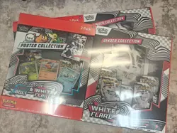 Pokemon Black Bolt & White Flare Binder + Poster Collection Sam's Club 2 packs - Image 3