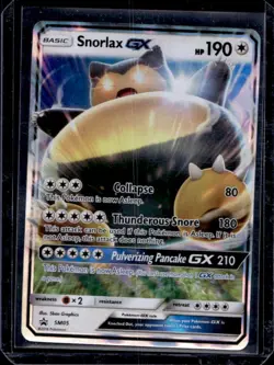 2016-19 Pokemon SM Black Star Promos Snorlax #SM05 - Image 1