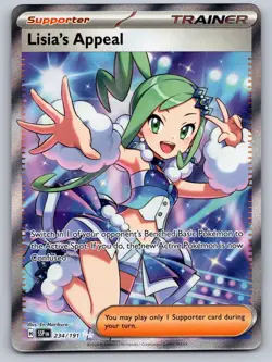Lisia's Appeal 234/191 Ultra Rare Surging Sparks Near Mint - Image 1