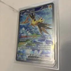 Zapdos ex 202/165 Sv: Scarlet & Violet 151 Holo Pokemon Near Mint NM - Image 3