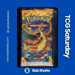 2014 POKEMON TCG XY FLASHFIRE SEALED BOOSTER PACK MEGA CHARIZARD Y ART - Image 1