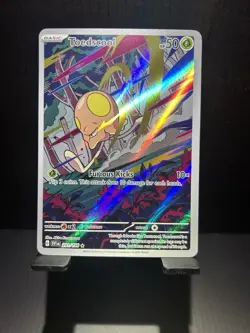 Toedscool 201/198 Secret Full Art Illustration Rare Pokemon TCG Near Mint - Image 1