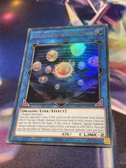 Yu-Gi-Oh! TCG Hieratic Seal of the Heavenly Spheres BLCR-EN090 Ultra Rare NM/M - Image 2