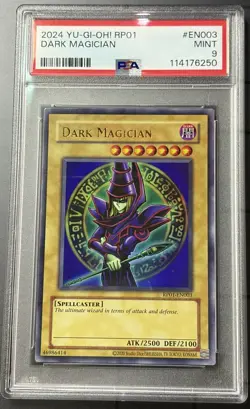 PSA 9 Dark Magician (Ultra Rare) RP01-EN003 Retro Pack Unlimited 2024 - Image 1