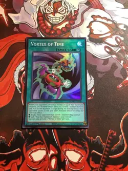 x1 Vortex of Time - MZMU-EN009 - Super Rare - 1st Edition Yu-Gi-Oh! M/NM - Image 1
