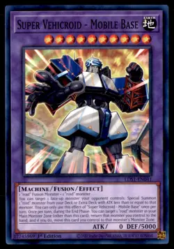 Yu Gi Oh! Super Vehicroid Mobile Base LDS1 EN041 Legendary Duelists: Season 1 - Image 1