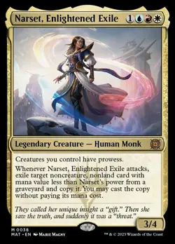 1x Narset, Enlightened Exile Light Play MTG Magic - Kid Icarus - - Image 1