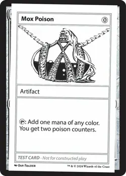 1x Mox Poison Light Play MTG Magic - Kid Icarus - - Image 1
