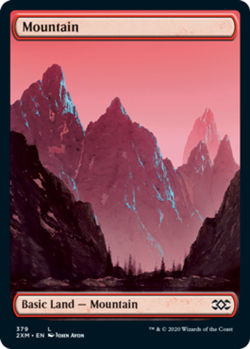 1x Mountain (379) Light Play MTG Magic - Kid Icarus - - Image 1