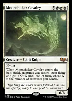 1x Moonshaker Cavalry Light Play MTG Magic - Kid Icarus - - Image 1
