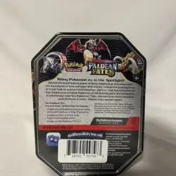 FACTORY SEALED-NEW- Pokemon TCG Paldean Fates Iron Treads ex Tin-FAST SHIPPING - Image 2