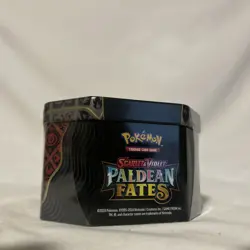 FACTORY SEALED-NEW- Pokemon TCG Paldean Fates Iron Treads ex Tin-FAST SHIPPING - Image 3