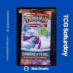 2007 POKEMON D&P MYSTERIOUS TREASURES SEALED BOOSTER PACK AZELF MESPRIT UXIE ART - Image 1