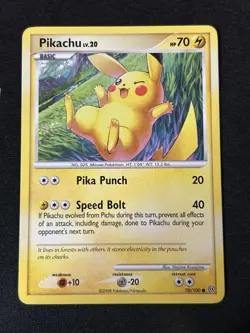 2008 Pokemon Pikachu 70/100 Stormfront Regular - Image 1