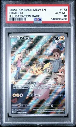 Pokemon Pikachu Illustration Rare #173 Scarlet & Violet 151 PSA 10 English - Image 1