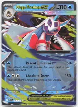 Mega Froslass ex 047/217 Double Rare Ascended Heroes Pokemon Near Mint - Image 1